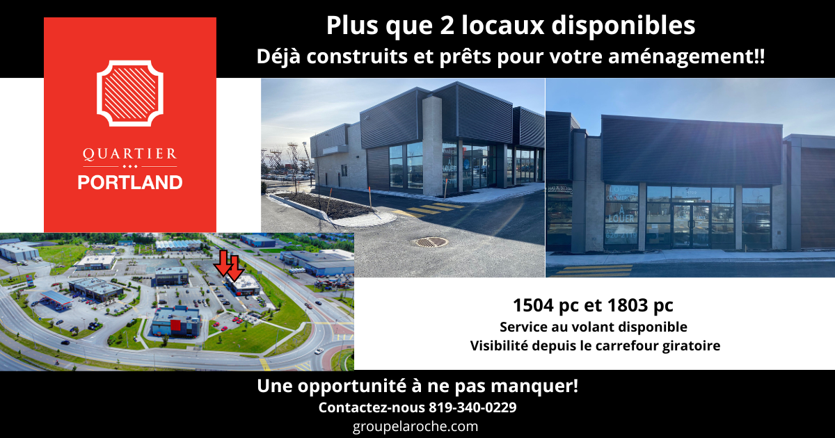 quartier portland locaux disponibles